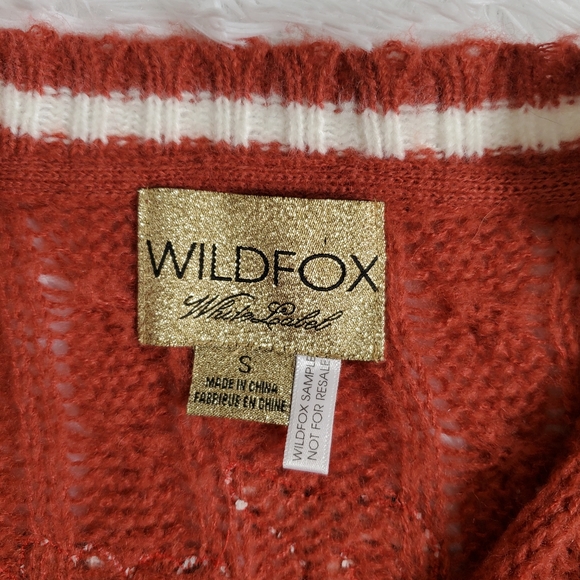 Wildfox Button Up Cardigan RARE Sample Sale Item Size S - Picture 6 of 9